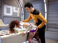 Star Trek: The Next Penetration - First Gangbang & Double Penetration!