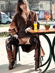 Public Nudity - Red Eva